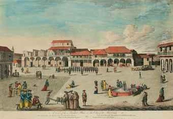 The View Of The Market Place In The City Of Panama Par C. Canot Et T. Morris - view 1