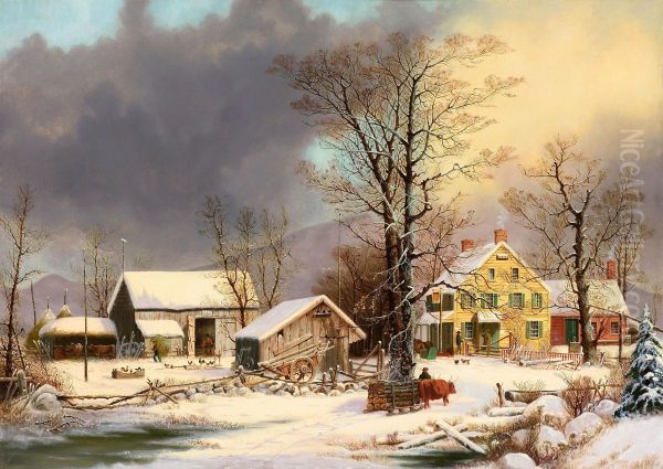 Winter In The Country, A Cold Morning - view 1