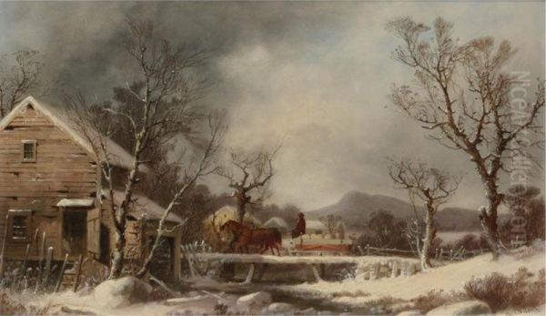 Winter: The Old Mill - view 1