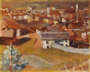 Blick Auf Brixen by Josef Julius Durst