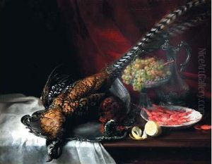 "nature Morte Aux Faisans". by Hortense Dury-Vasselon