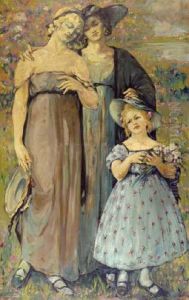 Promenade Dans Les Fleurs by Pierre Leon Dusouchet