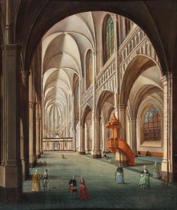 Churchinterior by Jean-Baptiste Dussillion