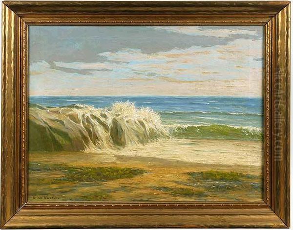 Coastal Scene With Beach And Surf - view 1