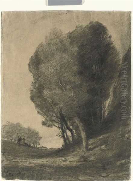 Figures Resting In A Landscape - view 1