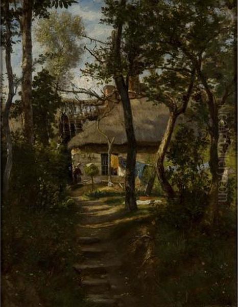 Dutilleux Constant Chaumiere A Barbizon - view 1