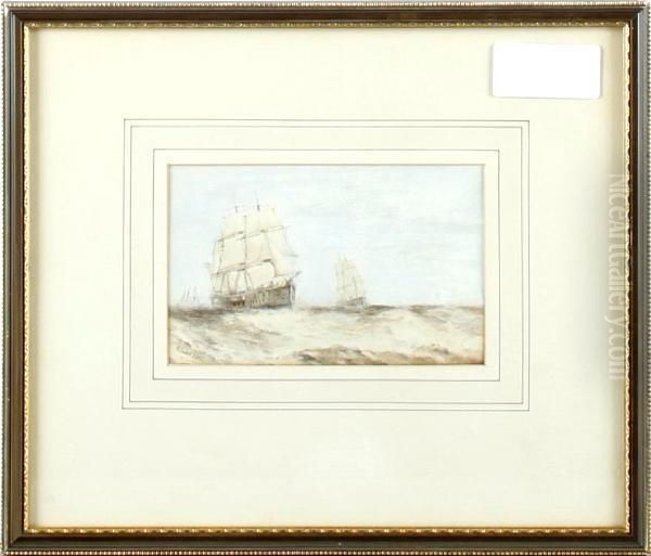 Two Ships In Full Sail - view 1