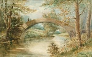 The Beggarsbridge, Near Whitby by Edward John Duval