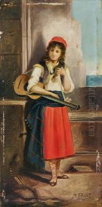 Madchen Mit Laute / Madchen Mit Gitarre by Peter Duval