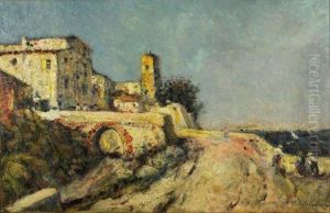 Les Remparts D'antibes by Leon Duval-Gozlan