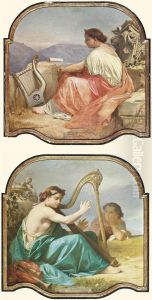 Allegories Of Music by Jules-Alexandre Duval-Lecamus