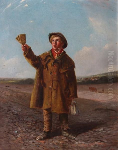 Boy Scaring Birds - view 1
