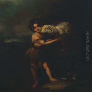 The Infant Saint John With The Lamb by Thomas George Duvall