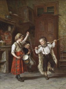 Dancing Bears by Theophile-Emmanuel Duverger
