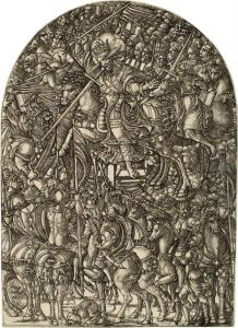 Christ Mounted On A White Horse