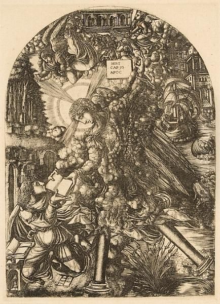 The Angel Gives St. John The Book To Eat, Pl. X, From The Apocalypse - view 1