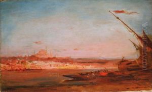 Soleil Couchant A Constantinople by Henri Duvieux