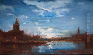 Venise Au Soleil Levant by Henri Duvieux