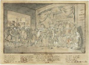 A Satirical Scene: "changez Moi Cette Tete" by Pierre Charles Duvivier