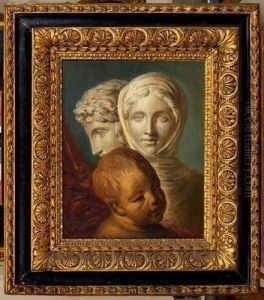 Nature Morte Aux Tetes Sculptees by Thomas Germain Duvivier