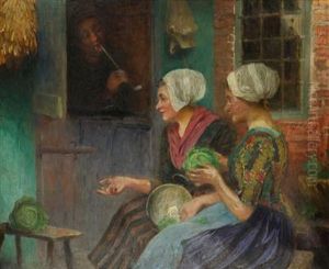 Sitting Women by Carl Duxa