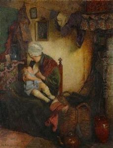 A Mother And Child by Carl Duxa