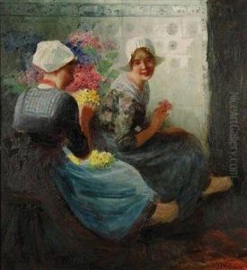 Blumenfrauen by Carl Duxa
