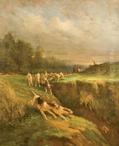 Chasse Aux Chiens by Francois Duyck