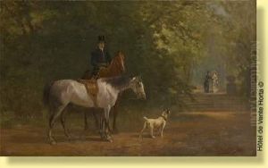 En L'attente De La Cavalerie by Francois Duyck