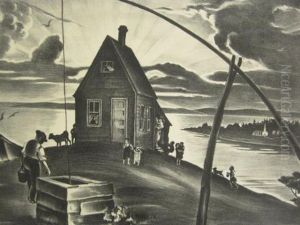 Sunset, Nova Scotia by Mabel Dwight