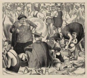 The Ocean (coney Island) by Mabel Dwight