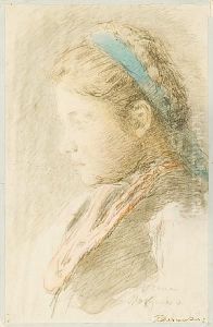 Two Portraits Of Young Girls
