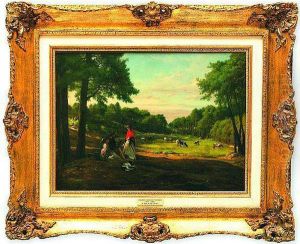 Descanso En El Bosque by Josephus Laurentius Dyckmans