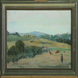 Landscape With Grazing Animals