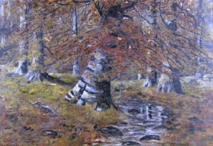Autumnwoods Recently Cleaned And Restored by Gretchen Dye Meyncke