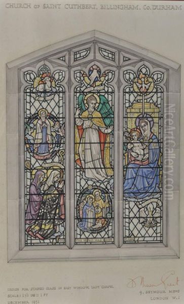 Design For A Stained Glasswindow - view 1