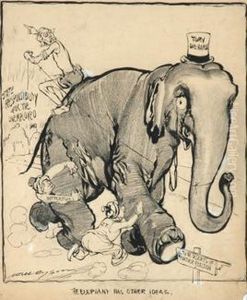 The Elephant Has Other Ideas by William Henry Dethlef Koerner