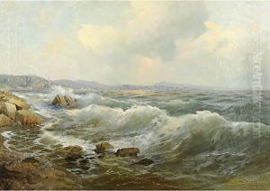 Veduta Di Trieste Dagli Scogli Di Miramare by Alexander Dzigursky