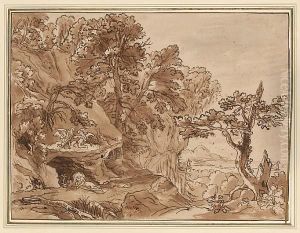 The Penitent Magdalene In A Landscape And Five Others, Similar, By The Same Hand