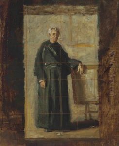 Study For "portrait Of The Very Reverend John J. Fedigan" by Thomas Cowperthwait Eakins