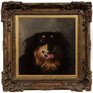 Portrait Of Adog by Thomas William Earl