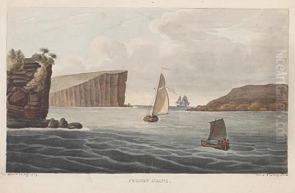 Four Hand Coloured Views Of Sydney - view 1