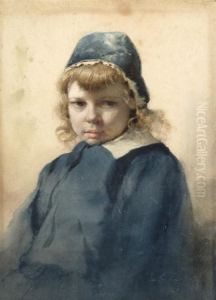 Portrait Of A Child by Lawrence Carmichael Earle