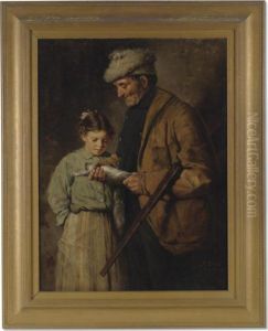 Hunter With Young Girl by Lawrence Carmichael Earle