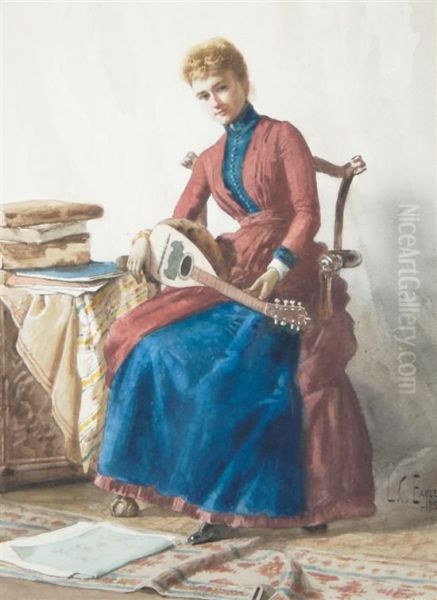 Woman In Chair - view 1