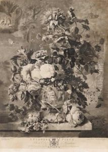 A Flower Piece by Richard Earlom
