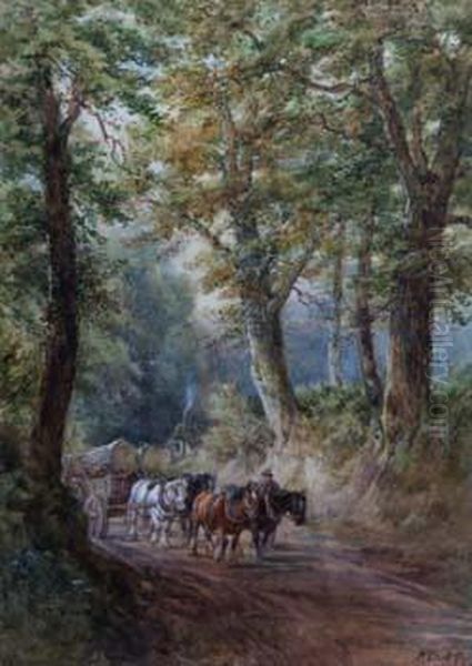Figures On A Countrylane - view 1
