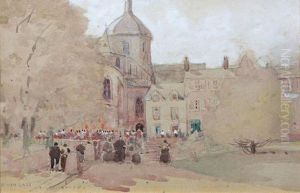 Coutances by Sir Alfred East