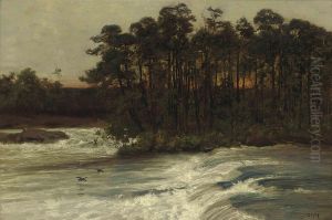 Where Rapids Roar by Sir Alfred East