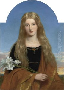 Portrait Of Miss Bury by Charles Lock Eastlake
